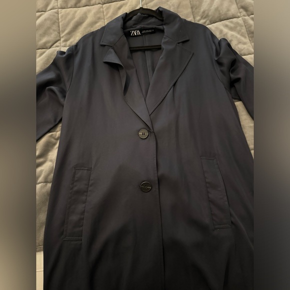 Zara Light Weight Trench Jacket - Picture 8 of 9